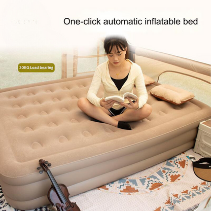 Outdoor Automatic Inflatable Mattress Camping Folding Bed