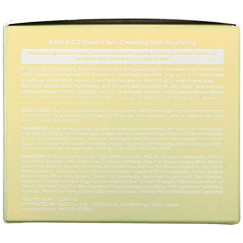 BANILA CO Clean it Zero Nourishing Cleansing Balm