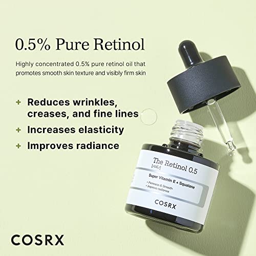 COSRX Retinol 0.5 تیل، اینٹی ایجنگ سیرم 