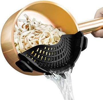 AUOON Clip On Strainer Silicone for All Pots and Pans