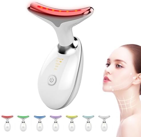 7 Color Led Face Neck Massager