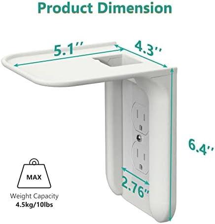 Outlet Shelf Wall Holder,Bathroom Wall Shelf