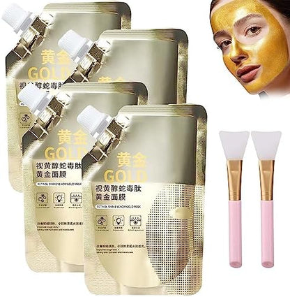 Retinol Snake Venom Gold Mask, Rejuvenating Gold Peel Mask