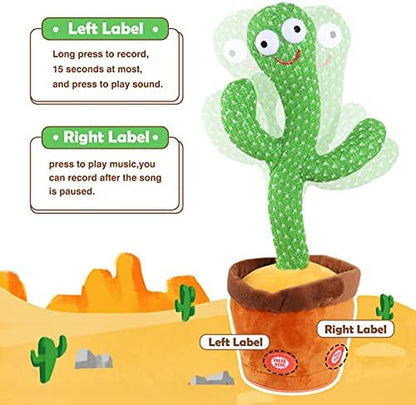 Kids Dancing Talking Cactus Toys for Baby Boys and Girls