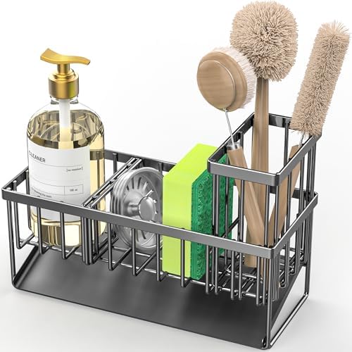 Kitchen Sink Caddy, Sponge Holder for Kitchen Sink