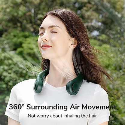 Portable Neck Fan, Hands Free Bladeless Fan