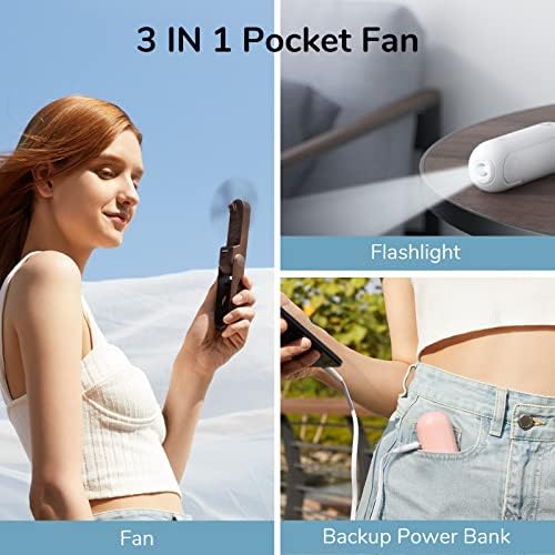 Rechargeable Handheld Mini Pocket Fan