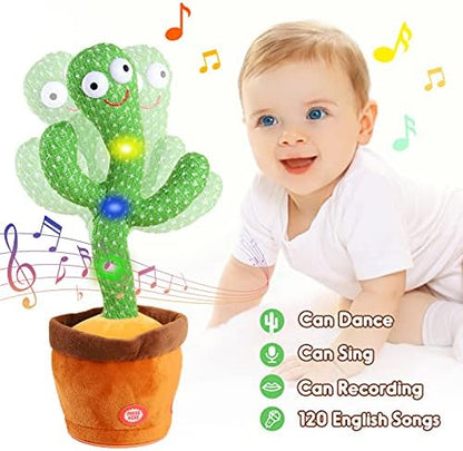 Kids Dancing Talking Cactus Toys for Baby Boys and Girls