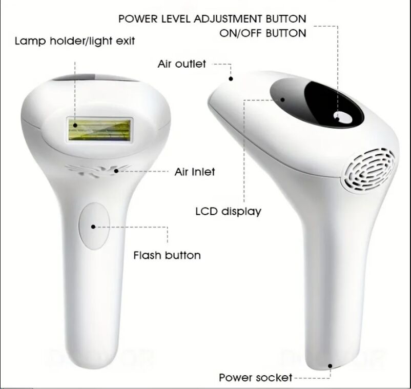 Permanent Laser Hair Removal Device, IPL Epilator, 900000 Flashes