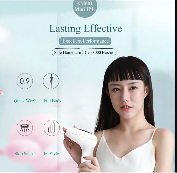 Permanent Laser Hair Removal Device, IPL Epilator, 900000 Flashes